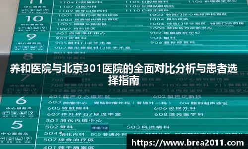 养和医院与北京301医院的全面对比分析与患者选择指南