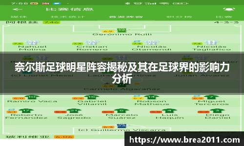 奈尔斯足球明星阵容揭秘及其在足球界的影响力分析